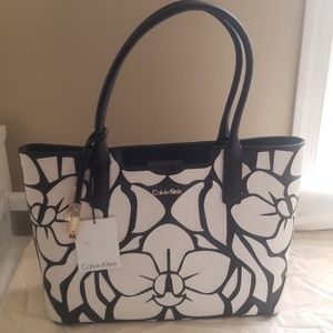 Calvin Klein Saffiano Leather Tote Bag